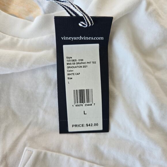 Vineyard Vines 2001 Grad Short Sleeve T-Shirt Tee Size L NWT - Picture 5 of 6
